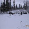 База «Пана» — отличное место для любителей зимней рыбалки. В морозные зимние месяцы река Пана покрывается льдом, летняя рыбалка на сёмгу ждёт следующего сезона. Что вовсе не говорит о прекращении рыболовного сезона вообще. Со льда реки на блесну всю зиму активно ловятся крупный (до 1,5 кг) хариус, щука и сёмга. Также на расположенных неподалёку озерах вас всегда ждёт результативная рыбалка на хариуса, окуня, щуку.